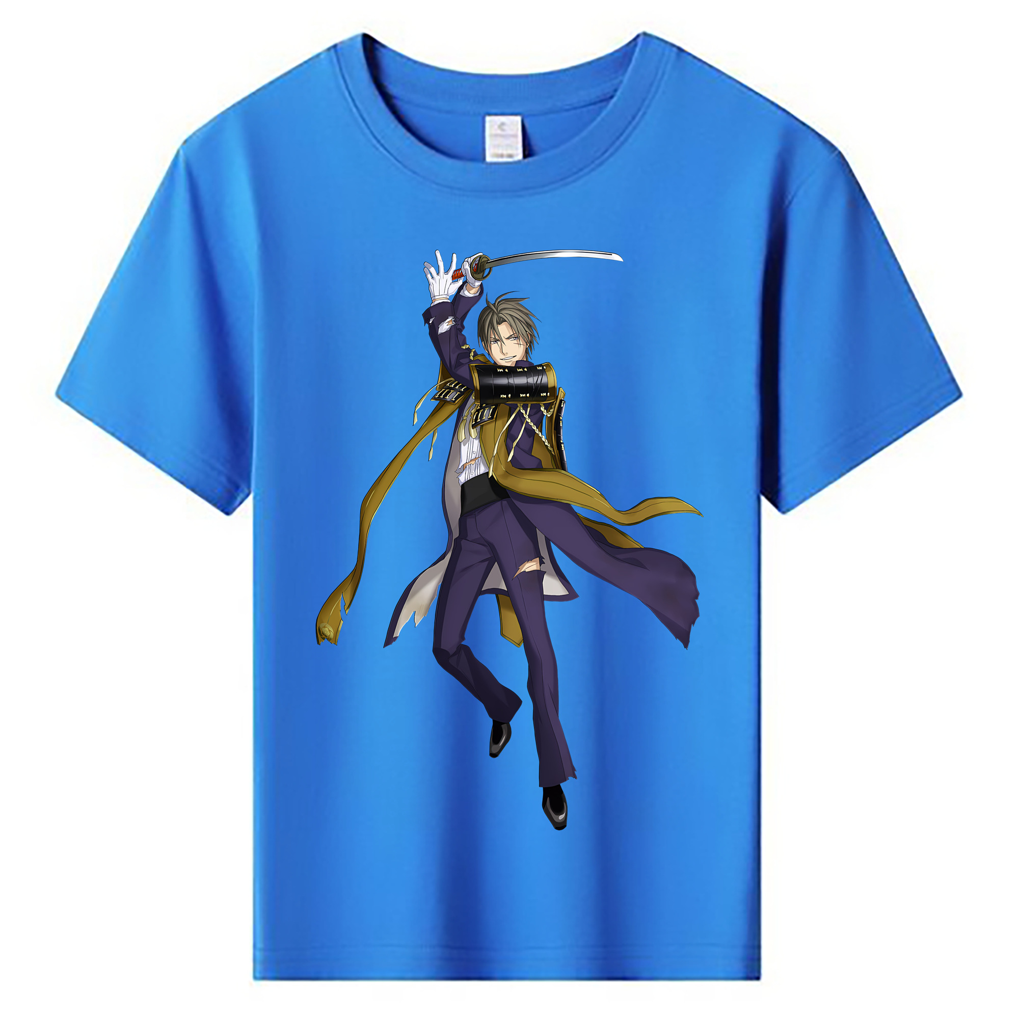 （画像用） 刀剣乱舞 Touken Ranbu 綿100％キッズTシャツ（フロントプリント）